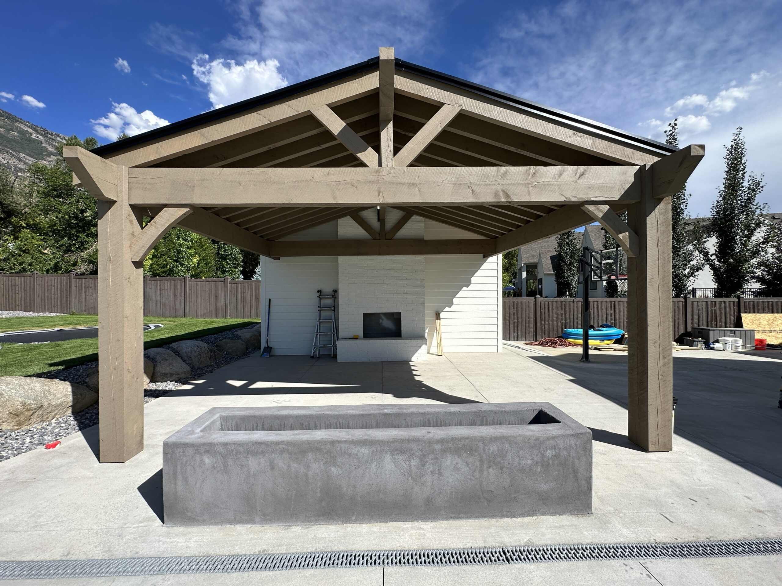 Backyard remodel