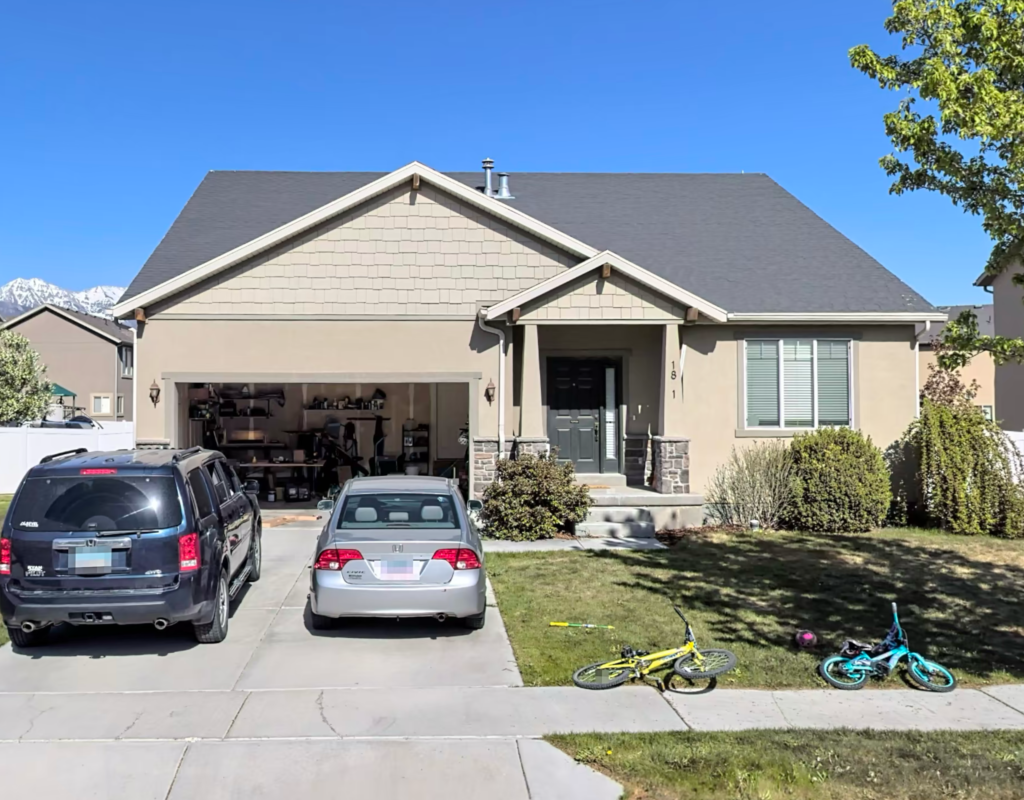Second story addition in Lehi Utah – before construction